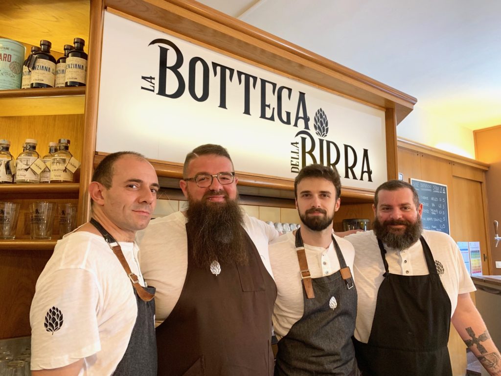 Marcello Liso e Paolo Orsini con lo staff