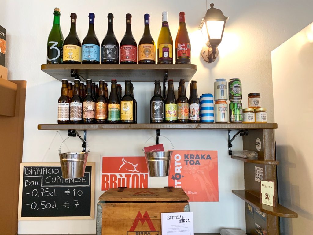 La Bottega della Birra, selezione birre