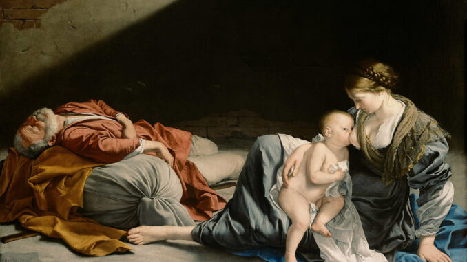 Fuga in Egitto Gentileschi