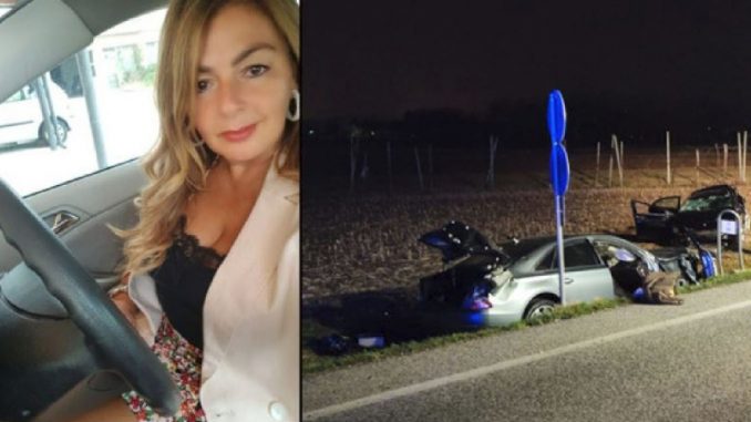 grave incidente morta a 55 anni