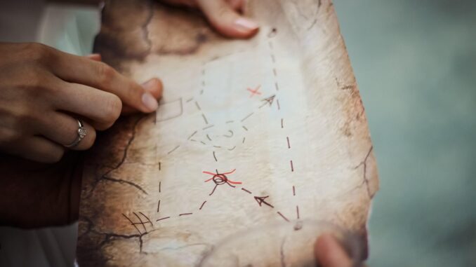 treasure-map-1850653_1280 Geocaching Tolentino