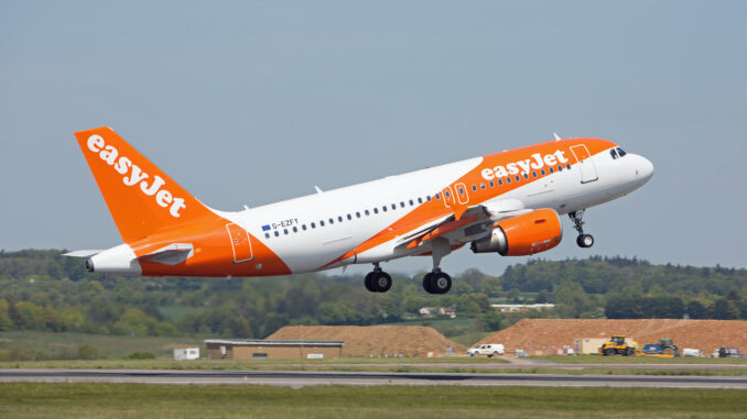 easyJet 15enne inglese