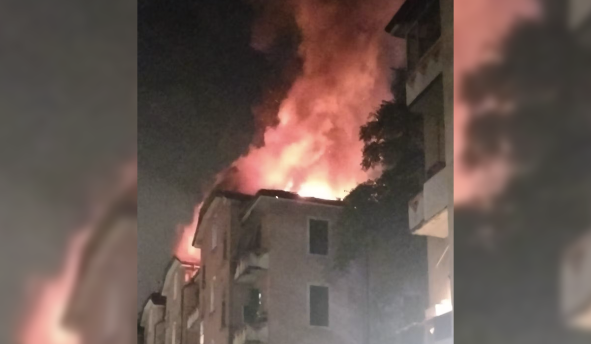 Incendio nella notte a Milano: palazzina in fiamme a Barona - Voce News