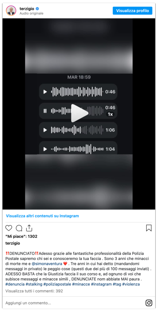 Post instagram