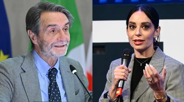 Attilio Fontana e Debora Massari