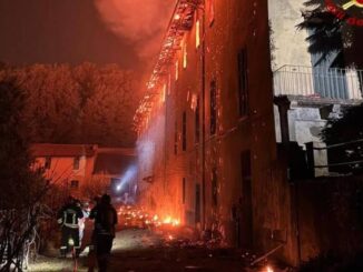 incendio monastero bernaga
