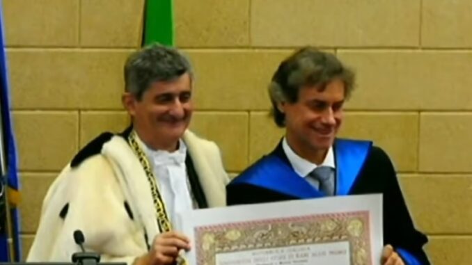 Laurea honoris causa Alberto Angela