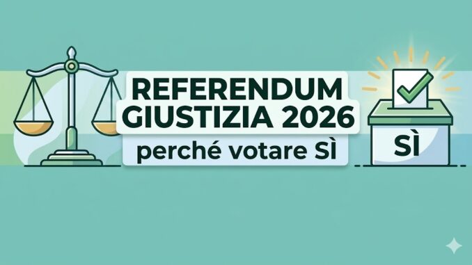 Referendum giustizia 2026