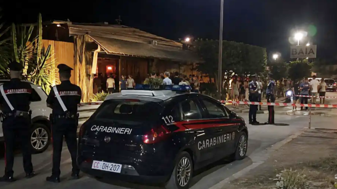 Sangineto addetto sicurezza
