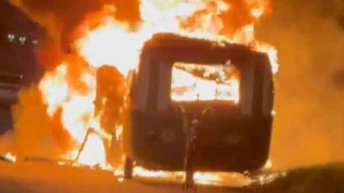 Milano incendio Ca Granda