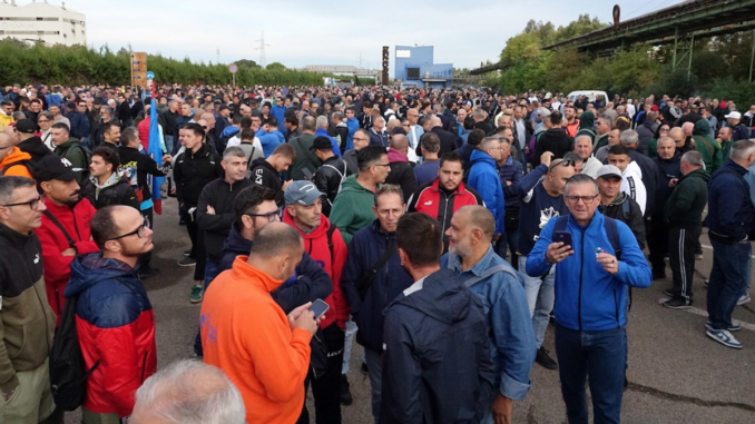 Ex ILVA sciopero